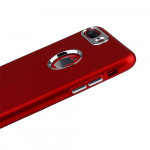 Wholesale iPhone 7 Plus Metallic Style Slim Hybrid Case  (Red)